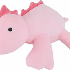 New ✨ 3.5 Lbs Weighted Dinosaur Plush, Dino Weighted Plush Animal Dinosaur Stuffed Throw Pillow(Pink Dino 24" 3.5 Lbs) 👏