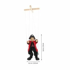 Top 10 🥰 Marionette Puppets, Wooden Pirate String Puppets Classic Hand Puppet Toys Storytelling Supplies For Adults, Puppet Theater Treat Bag Stuffers Party Toys Gifts For Kids 👧 Girls Boys (Red) As Shown2 🔔