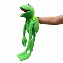 Deals ✔️ Kermit Frog Hand Puppet, Frog Plush,The Muppets Show, Soft Frog Puppet Doll Suitable For Role Play -Green, 24 Inches 👍