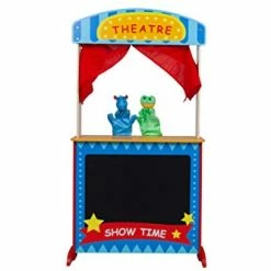 Coupon ✨ 2-in-1 Wooden Puppet Theater And Workshop | Deluxe Toddler Playset Delivers Hours Of Pretend Play | Wood Lemonade Stand With Sturdy Base And Chalkboard | Must-Have Addition To Your Playroom 👍