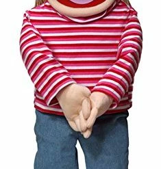 Outlet 🔔 30" Emily, Peach Girl, Professional Performance Puppet With Removable Legs, Full Or Half Bod ✨