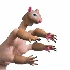 Deals 🛒 Handi Squirrel Finger Hand Puppet Novelty Toys Finger Doll Props Animal Finger Puppet Gift 😍