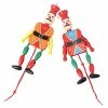 Outlet 😉 2 Pack Funny Wooden Toy Ornament Hanging Decoration Marionette Puppets (Random Color) 💯