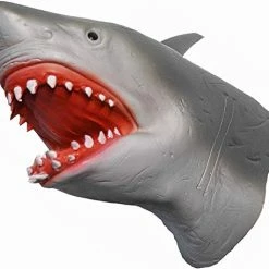 Best deal ❤️ Hand Puppet Toys Realistic Latex Animal Shark Instagram Children Toys (Shark) ✔️