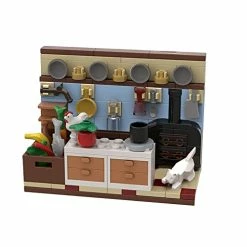Promo 🧨 Puppet Show Theater Stage Building Block Kit,Swedish Chef's Kitchen Veterinarian's Hospital Puppet Show Theatre Scene Building Model,Dollhouse Role Pretend Play Playset For Lego 71035 (No Figures) Veterinarian's Hospital 140pcs 🧨