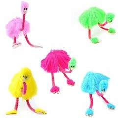 Budget ⌛ Ostrich Marionette Toy, Hand Made Ostrich Marionette Puppets String Doll Parent-Child Interactive Educational Toys For Children Kids, Set Of 5-Random Color ⌛