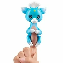 Discount 🤩 Fingerlings Baby Giraffe - Lil' G (Blue) - Friendly Interactive Toy 🥰