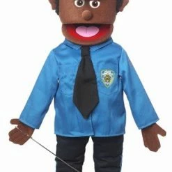 Brand new 🎁 25" Policeman, Black Male, Full Body, Ventriloq 🌟