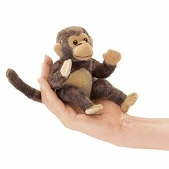 New 💯 Mini Monkey Finger Puppet , Brow ✨