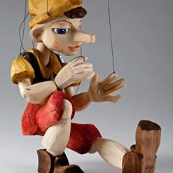 Cheapest 🧨 Awesome Hand Carved Pinocchio! Precisely Hand Made Marionette From Real Carver In Czech Republic, Size 😍