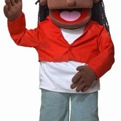 Coupon 🔔 30" Sierra, Black Girl, Professional Performance Puppet With Removable Legs, Full Or Half Bod ⭐