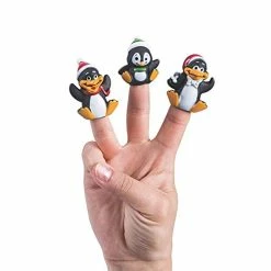 Coupon 😀 Penguin Finger Puppets (2DZ) - Toys - 24 Piec ⭐