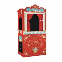 Brand new 🔔 Wooden Educational Puppet Theatre | Kids Role Play Toy | Great As A Gift - Suitable For 3 Years + (TV333) 🤩