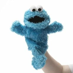 New π The Muppets Movie Soft Stuffed Plush Toy Sesame Street Cookie Monster Hand Puppet,Blue Monster π€©