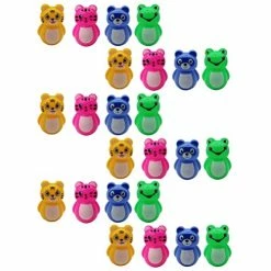 Cheapest ⭐ 24pcs Mini Tumbler Toy Animal Roly Toy Cartoon Tiger Bear Frog Tumbler Toy Home Tumbler Ornament Montessori Roly Poly Toy For Kids 🎁