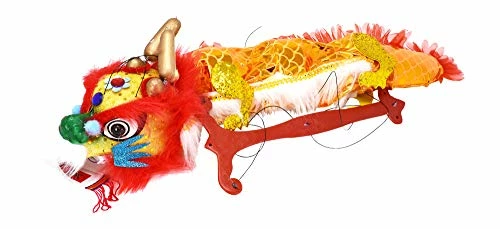 Cheap π Hand String Puppet With Rod, Chinese Marionette Dragon Toy (Red) π₯ - Image 2