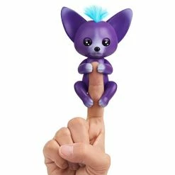 Deals 😍 Fingerlings - Interactive Baby Fox - Sarah (Purple & Blue) 🌟