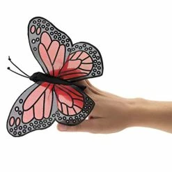 Deals 😍 Mini Monarch Butterfly Finger Puppet , Orange, Blac 🧨