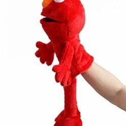 New 😍 IlluOKey Elmo Hand Puppet, The Sesame Street TV Series Soft Stuffed Plush Toy, 20 Inches ⭐