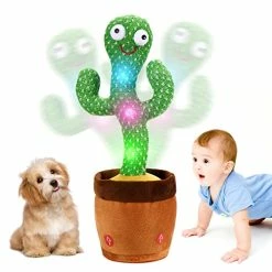Coupon π Baby Dancing Cactus For Baby Toys Boys π§ Girls, Dancing Cactus Mimicking Toy Talking Cactus Toy 6 To 12 Month Old Baby Toys, Talking Imitation Toys Glowing Musical Toys Children's Educational Toys π