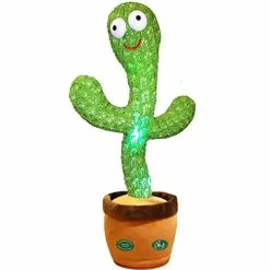 Wholesale 😀 Dancing Cactus Toy,Talking Repeat Singing Sunny Cactus Toy 120 Pcs Songs For Baby 15S Record Your Sound Sing+Repeat+Dancing+Recording+LED ✨