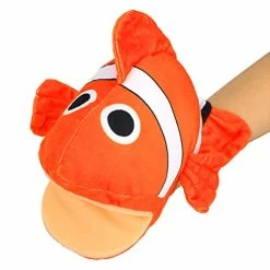 Discount β Plush Clown Fish Hand Puppet Ocean Animal Stuffed Puppet With Movable Mouth For Preschool Storytelling Teaching Role Play Gift For Kids Boys π§ Girls On π₯³ Birthday π Christmas 6.5-Inch π