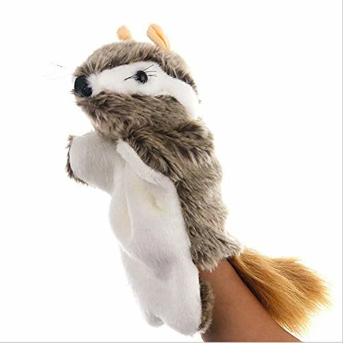 Hot Sale π Squirrel Hand Puppets Plush Animal Toys For Imaginative Pretend Play Stocking Storytelling π