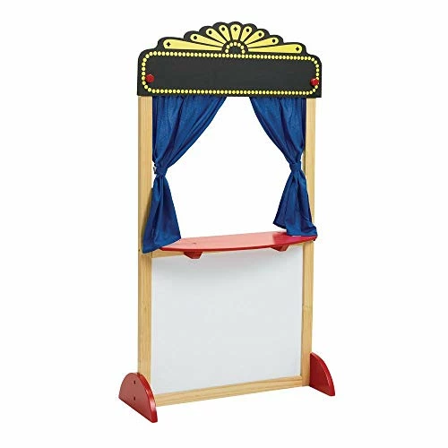 Top 10 π Free-Standing Dramatic Play Puppet Theater With Dry Erase Panel And Curtains, Educational Toy, Pretend Play, Preschool (Item # MATINEE) π - Image 3