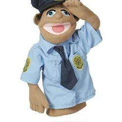 Wholesale 🌟 Police Officer Puppet (Cyrus ‘Cy’ Wren) With Detachable Wooden Rod 🎉