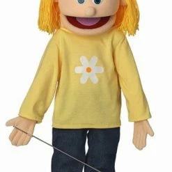 Best Sale 😀 Katie, Peach Girl, Full Body, Ventriloquist Style Puppet, (25 Inches) 🔔