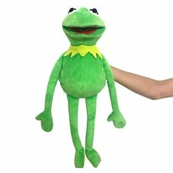 Discount ⌛ Kermit Frog Puppet, The Muppets Show, Soft Hand Frog Stuffed Plush Toy For Boys And Grils Presents, Gifts For 🎄 Christmas/ Holiday/ 🥳 Birthday - 24 Inches 🔔
