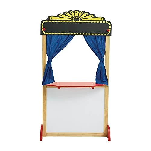 Top 10 π Free-Standing Dramatic Play Puppet Theater With Dry Erase Panel And Curtains, Educational Toy, Pretend Play, Preschool (Item # MATINEE) π - Image 2