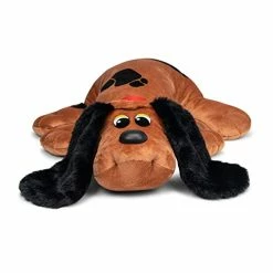 Budget 🧨 Pound Puppies Classic Plush - Reddish Brown With Black Spots (Long Fuzzy Ears) 😍
