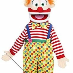 Hot Sale ⌛ 25" Clown W/ Hat, Full Body, Ventriloq ✔️
