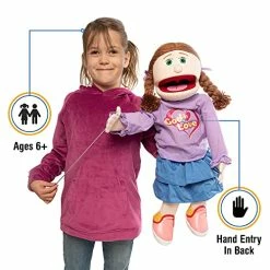 Deals 🔔 25" Amy, Peach Girl, Full Body, Ventriloq 🥰