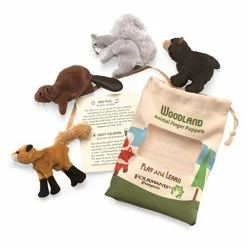 Best reviews of 🌟 Woodland Animal Finger Puppet Set, Multicolor, 8" (2769) 🛒