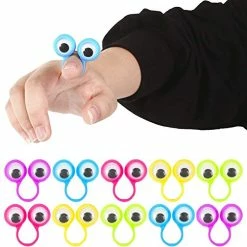 New ❤️ Eyeball Ring, 25PCS Eye Finger Puppets Eye Monster Finger, 🎄 Christmas Stocking Stuffers Party Favors Classroom Exchange And Prize Suppli 🥰