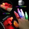 Outlet 🌟 200 Pieces LED Finger Lights Bright Finger Rave Lights Finger Ring Glow Sticks Small Finger Laser Holiday Light Up Fingers Light Up Rings Party Favors For Adults Rave Party Toy Supplies, 5 Colors 💯