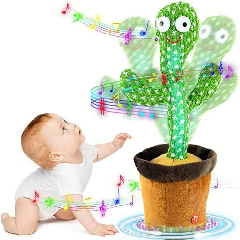 Cheapest π Dancing Cactus Talking Toy, Wriggle Singing Cactus Repeats What You Say, Soft Plush Talking Toy Speaking Cactus Baby Funny Creative Kids Toys π - Image 10