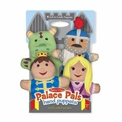 Cheap ⭐ Palace Pals Hand Puppets (Set Of 4) - Prince, Princess, Knight, And Dragon ❤️