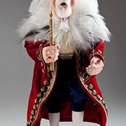 Deals 🥰 Czech Marionettes, King Miroslav - Hand Carved And Hand Painted Puppet, Glass Beads On His Hand, Delicate And Detail Carving, Beautifully Detailed Sewn Costume, Fairy Tale Character, 16 Inches ⭐