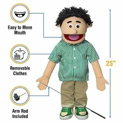 Hot Sale 🛒 25" Kenny, Peach Boy, Full Body, Ventriloq 🔥