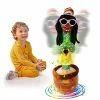 Outlet 🔔 Dancing Cactus, Talking Cactus Toy With Funny Style 270 Degree Rotation For For Baby Boys And 👧 Girls, Cactus Baby Toy Repeats What You Say Colorful Glowing Singing Cactus Toy C-dancing Talking Cactus 60 Songs 🤩