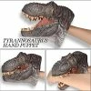 Budget 🥰 Dinosaur Hand Puppets, Dinosaur Toys Finger Puppets Soft Rubber, Realistic Tyrannosaurus Dinosaur Animal Head Toys Set Gift For Kids, 🥳 Birthday ❄ Christmas Party Favor, 6 Pack 🔔
