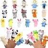Best Pirce 🌟 16Pcs Finger Puppets Set,10 Animal Finger Puppets + 6 People Finger Family Members,Cloth Velvet Puppets For Kids,Finger Puppets For Toddlers,Educational,Story Time Toys 💯