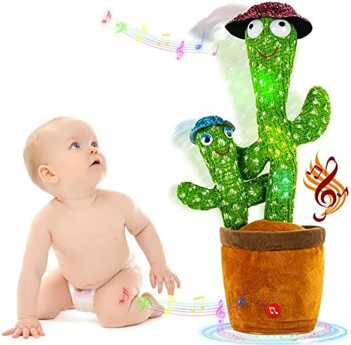 Cheapest π Dancing Cactus Talking Toy, Wriggle Singing Cactus Repeats What You Say, Soft Plush Talking Toy Speaking Cactus Baby Funny Creative Kids Toys π - Image 8