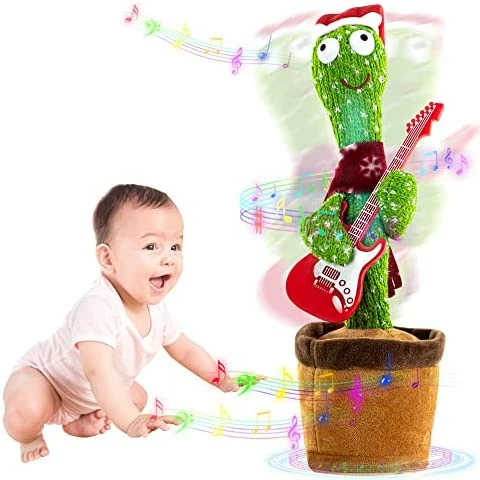 Cheapest π Dancing Cactus Talking Toy, Wriggle Singing Cactus Repeats What You Say, Soft Plush Talking Toy Speaking Cactus Baby Funny Creative Kids Toys π - Image 5