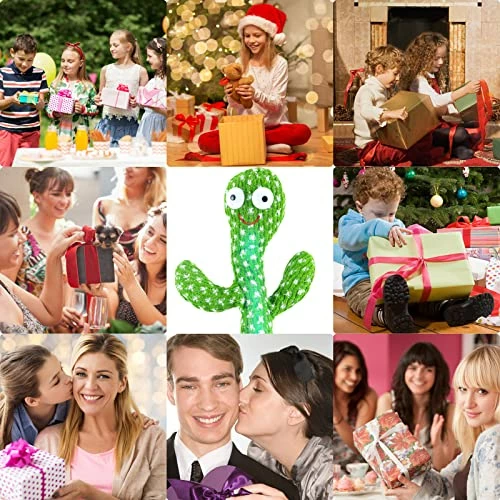 Cheapest π Dancing Cactus Talking Toy, Wriggle Singing Cactus Repeats What You Say, Soft Plush Talking Toy Speaking Cactus Baby Funny Creative Kids Toys π - Image 4